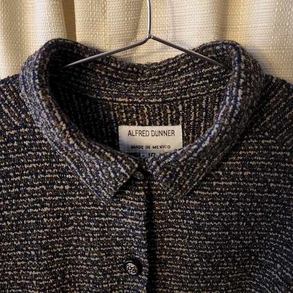 🍂 Vtg 90s Alfred Dunner Textured Jacket | Size 10 🧥 - Picture 4 of 5